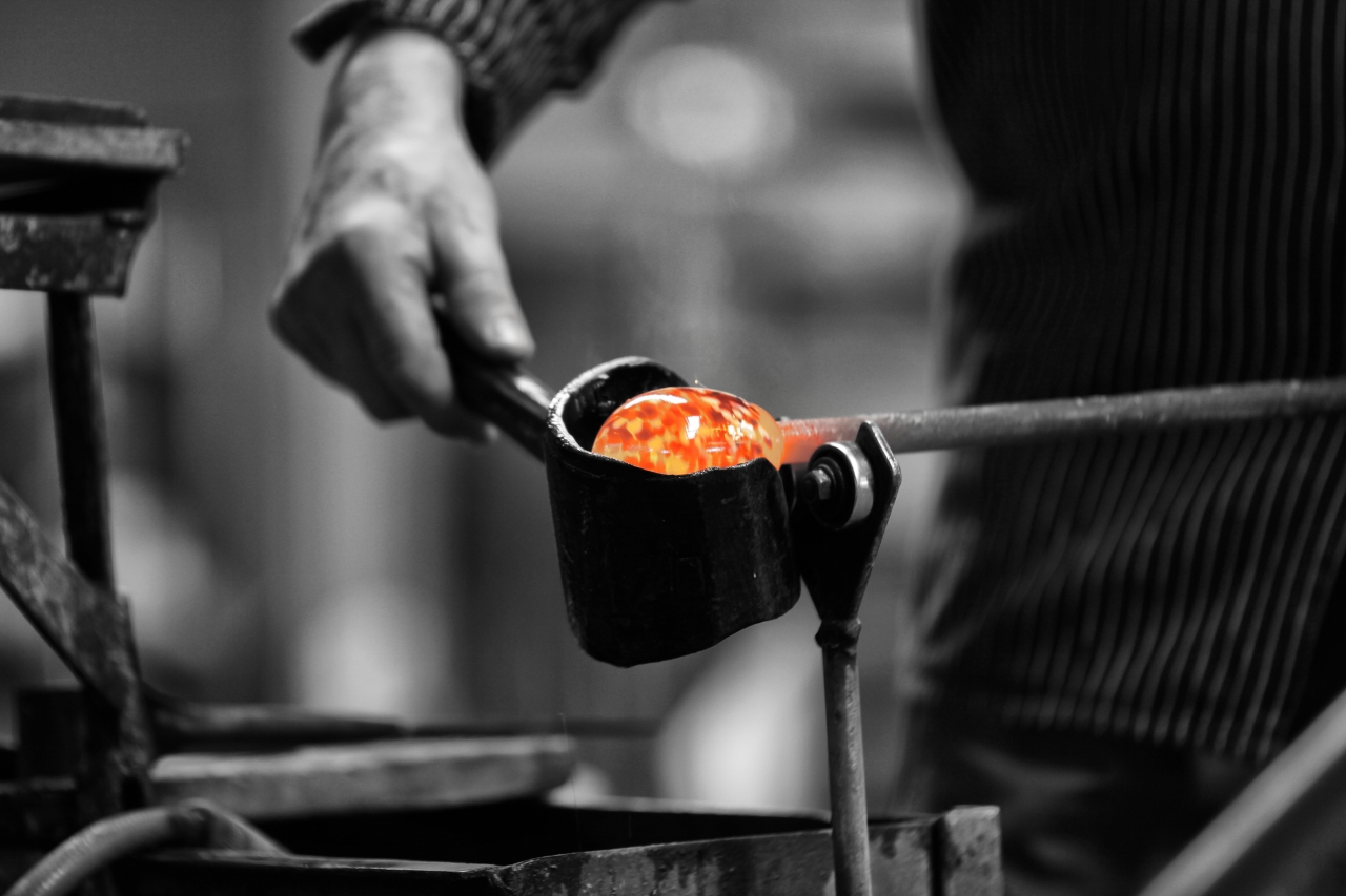 Glassblower at Work