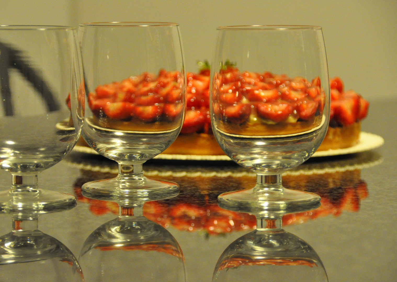 Glasses & Strawberries