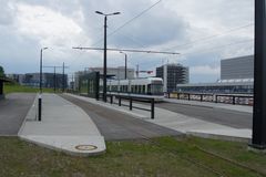 Glattalbahn beim Frachthof des Flughafen Zürich