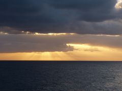 Glatte See vor La Palma am Morgen