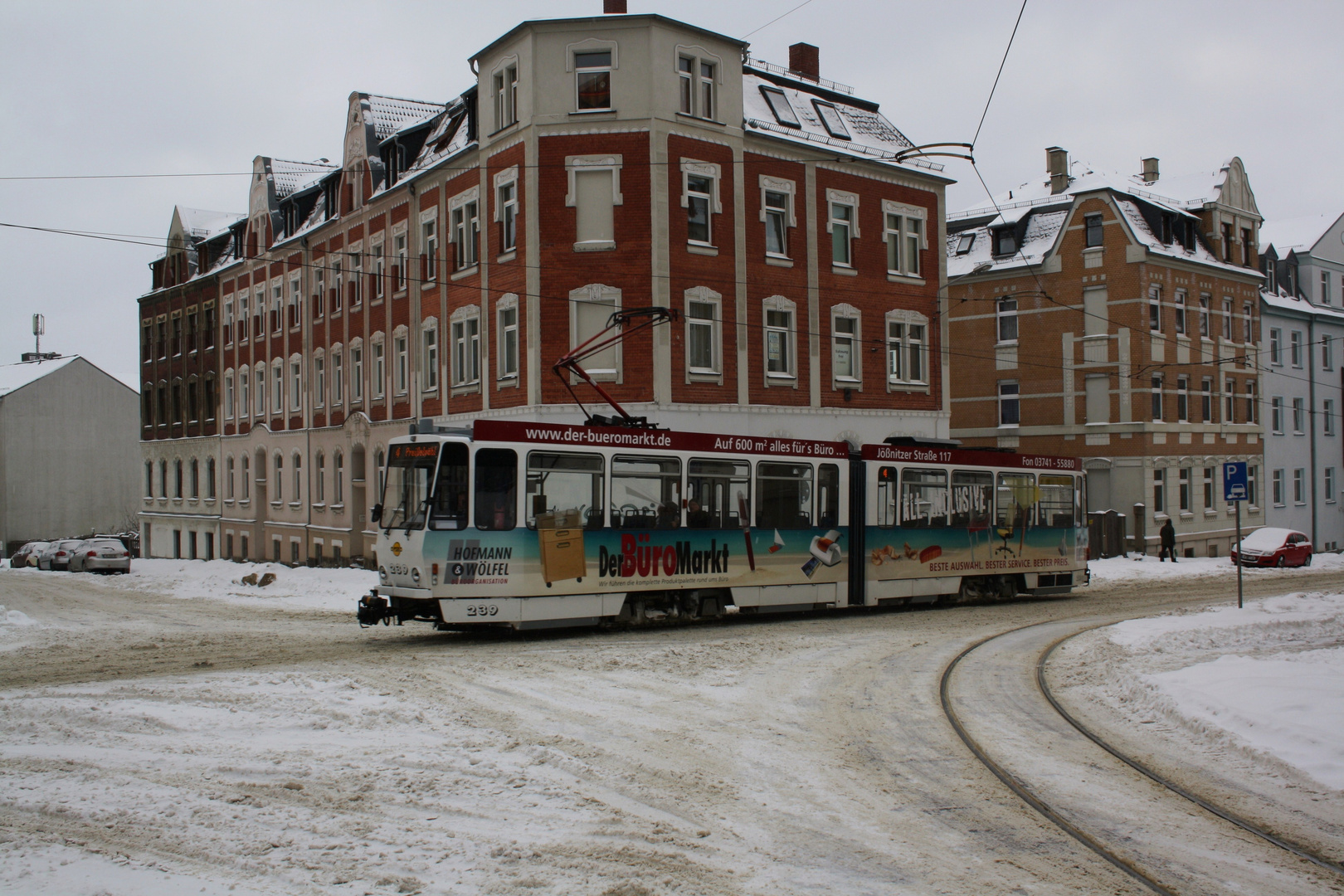 Glatte Straßen