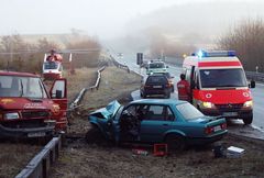 Glatteisfalle auf der Bundesstraße 303