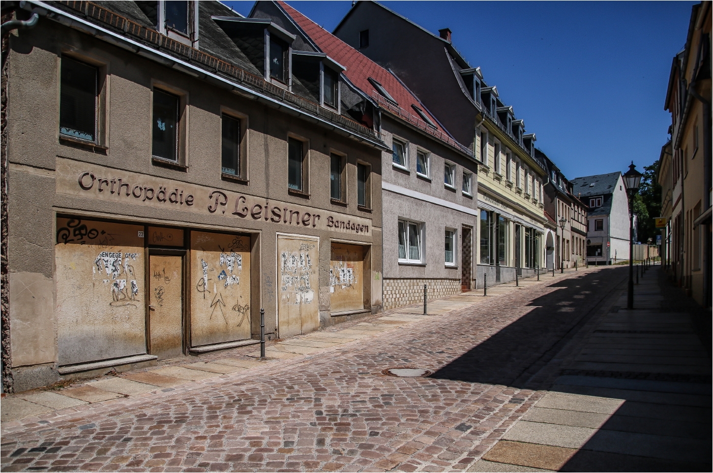 Glauchau City zu Zeiten des Stadtfestes