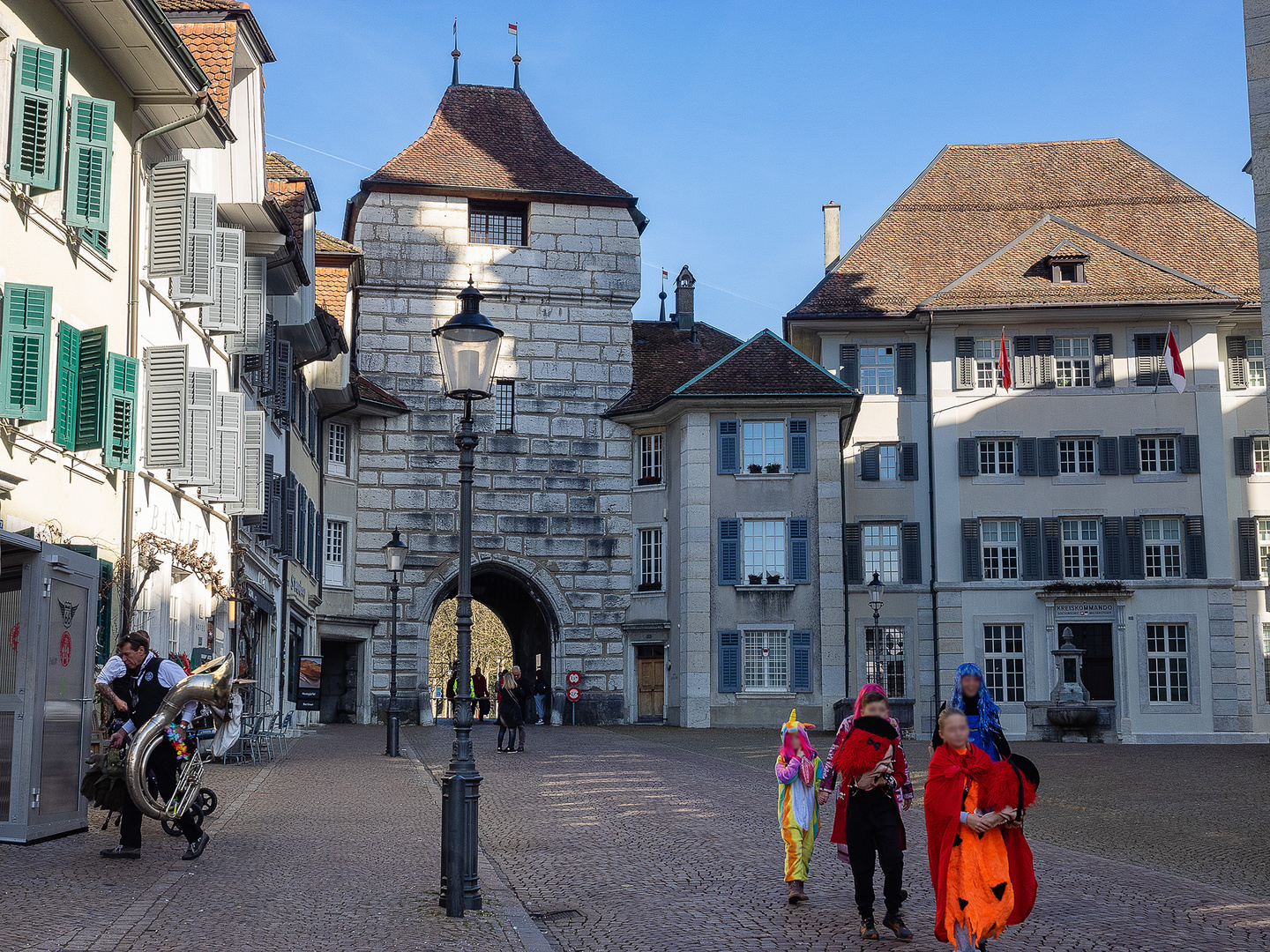 Gleich beginnt der Umzug