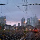 Gleich ist die Skyline Frankfurts verschwunden...