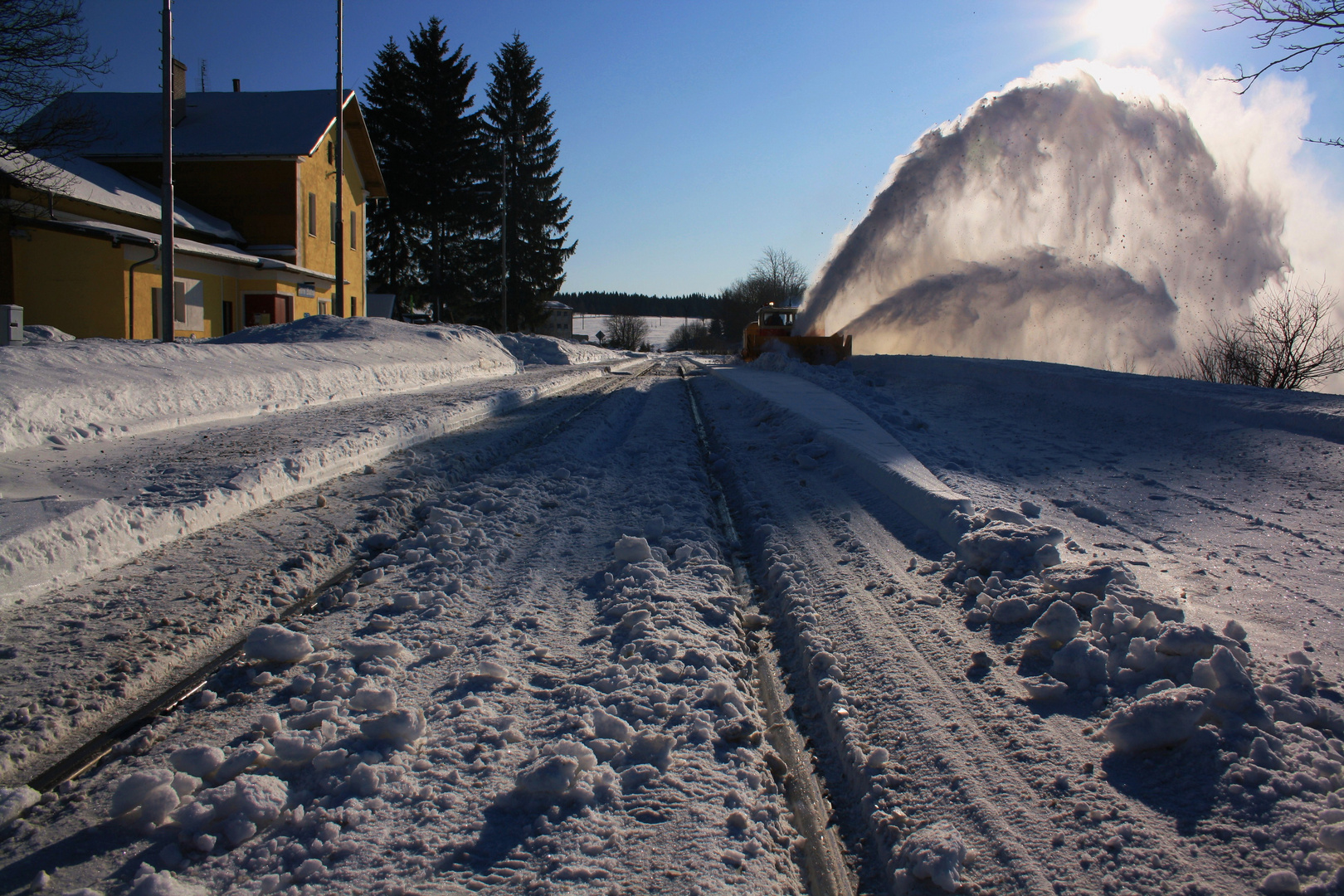 Gleich ist die Sonne weg !