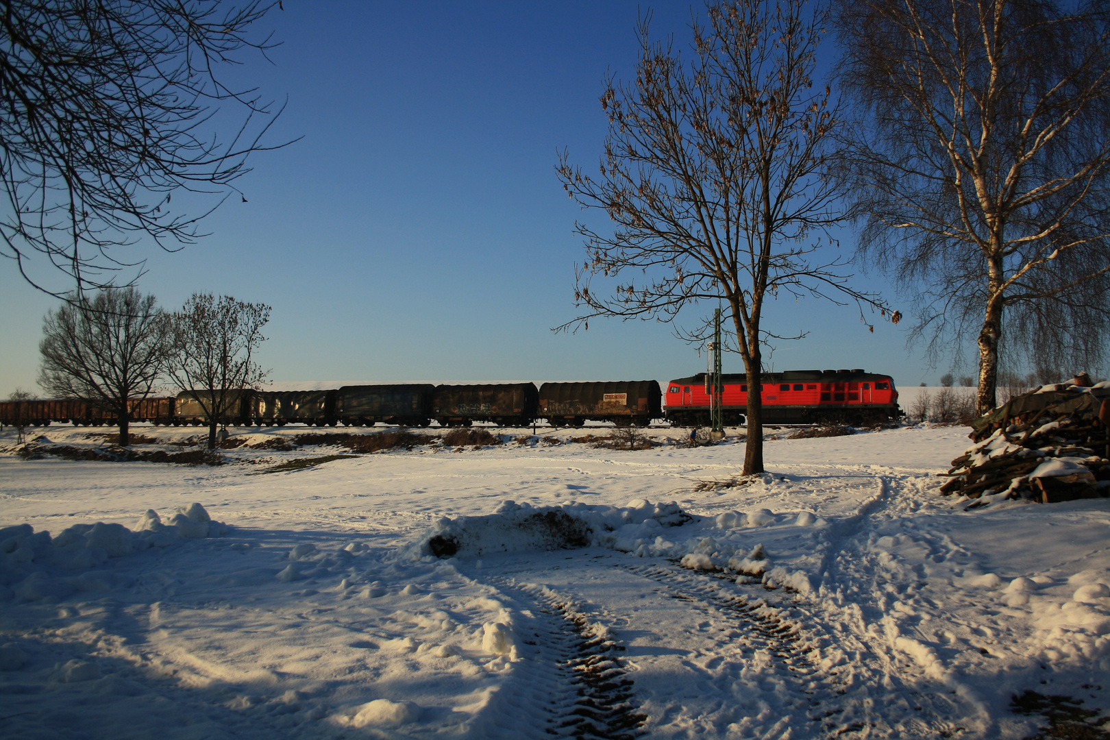 Gleich ist es dunkel . Foto