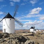 gleich kommt Don Quichote geritten - Windmühlen bei Consuegra in La Mancha, Spanien