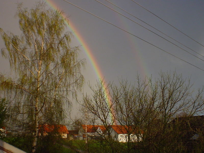 Gleich zwei mal Regenbogen!