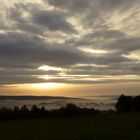 Gleicher Ort, anderer Tag - die Rhön im Herbstnebel