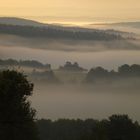 Gleicher Ort, anderer Tag - die Rhön im Herbstnebel II