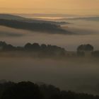 Gleicher Ort, anderer Tag - die Rhön im Herbstnebel III