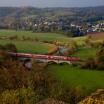 Gleicher Zug und gleiche Brücke...