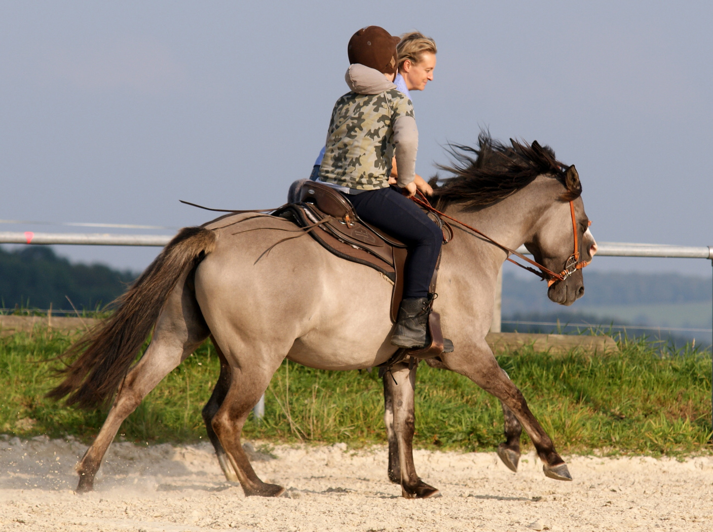 Gleichschritt "Marsch" äähm...Galopp...