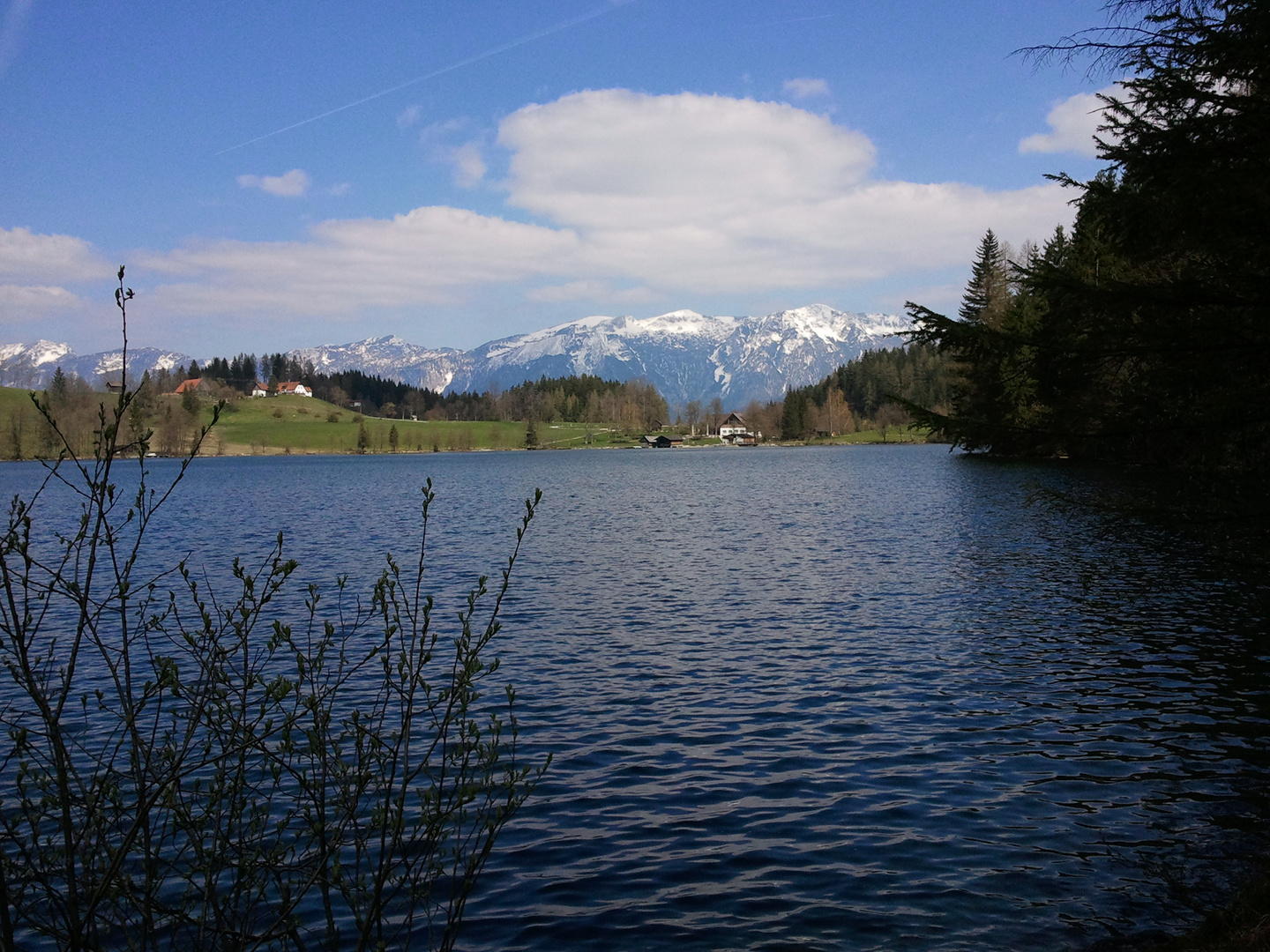 Gleinkersee mit Blick aus das Sengsengebirge