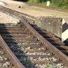 Gleis bei der Öchslebahn in Warthausen