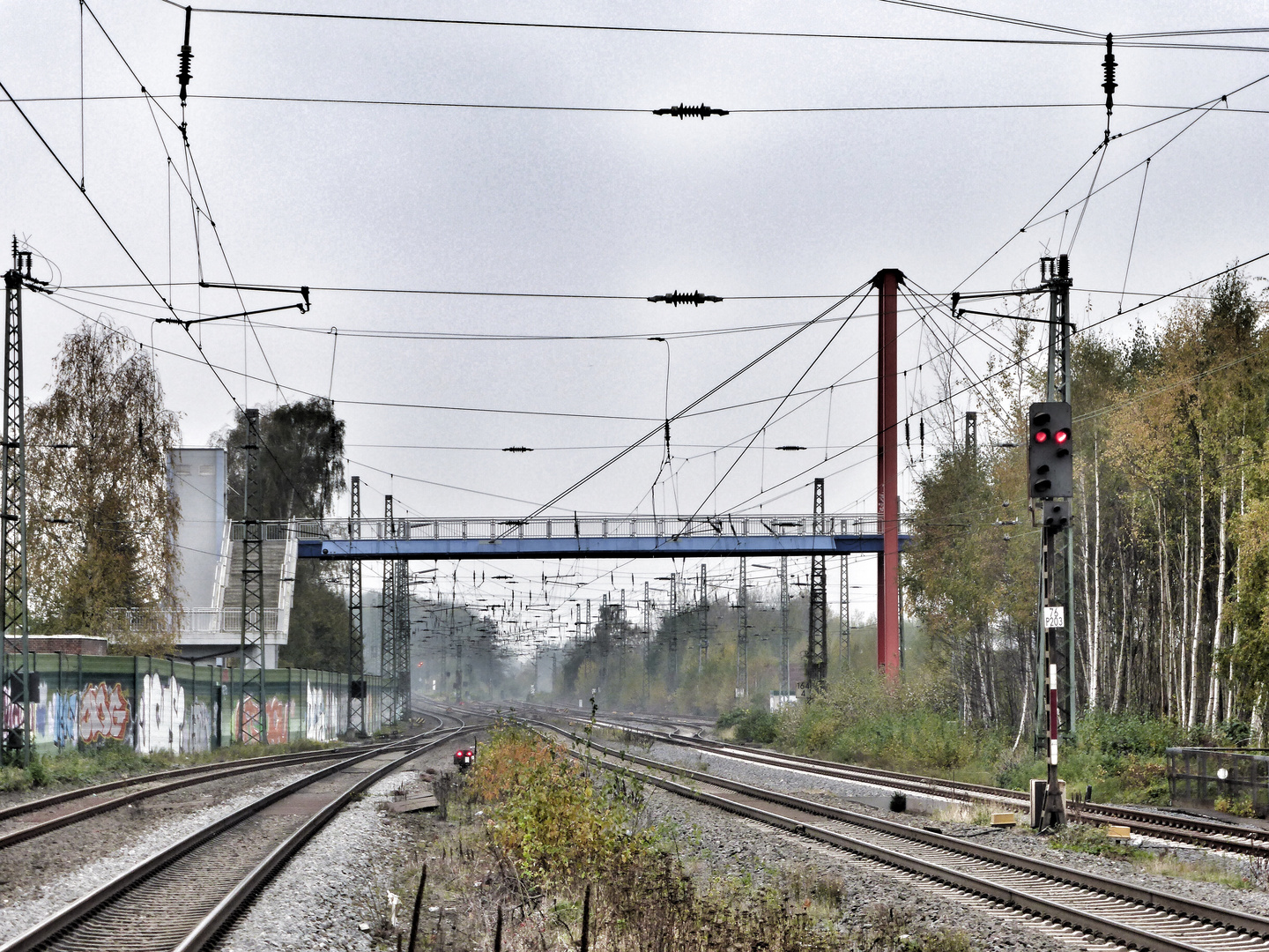 Gleisanlage in Holzwickede 