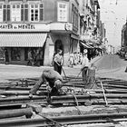 Gleisarbeiten anno 1954