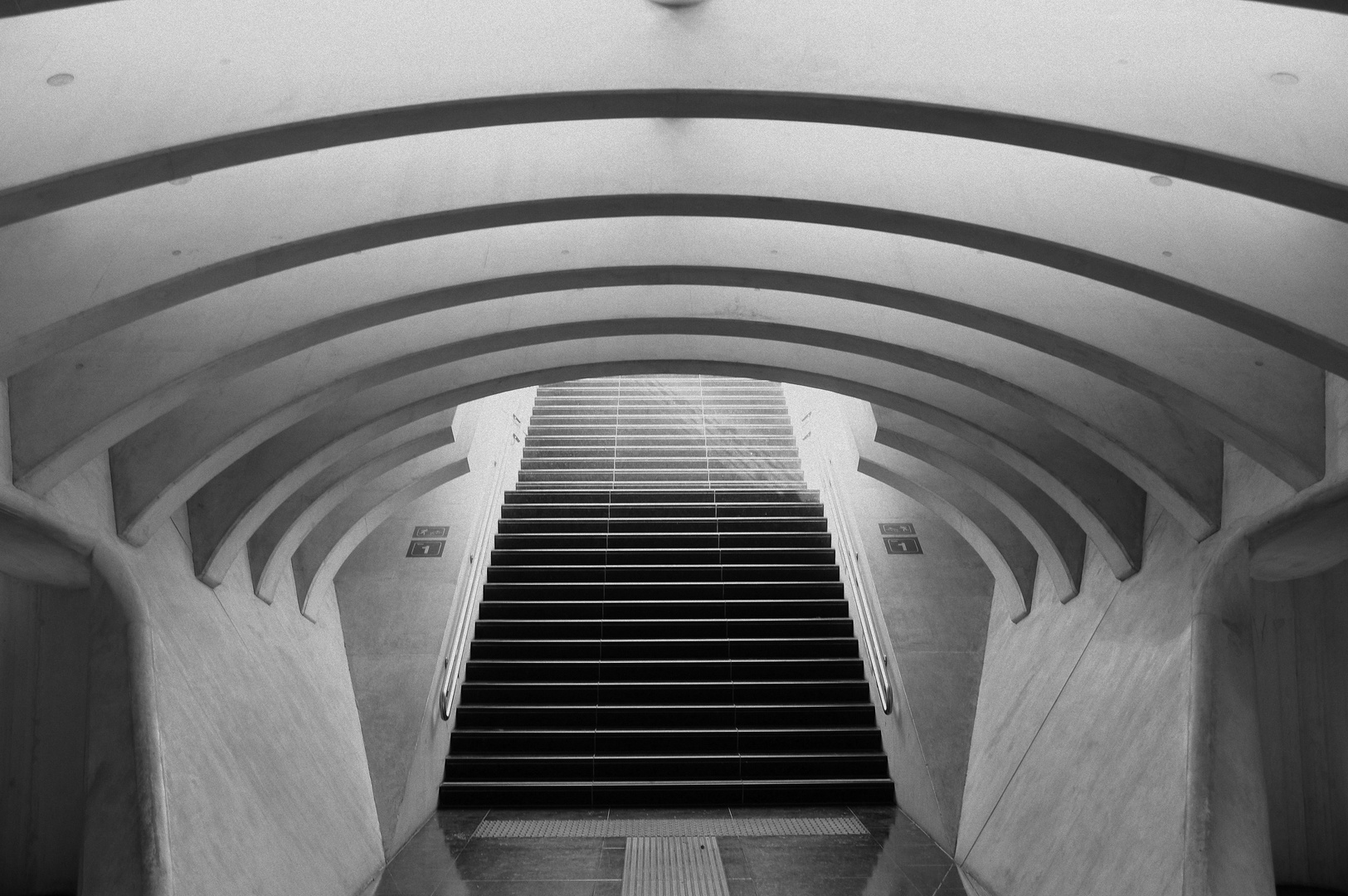 Gleisaufgang Bahnhof Liège-Guillemins