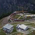 Gleisbau auf Alp Grüm