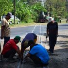 Gleisbauarbeiten auf indonesisch  - Zuckerfabrik Purwodadi