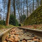 Gleise der Killesberg-Kleinbahn Stuttgart