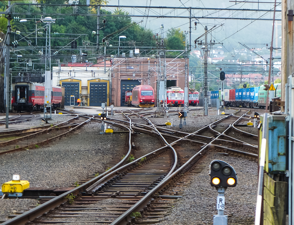 Gleisentwicklung Richtung Remise