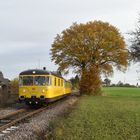 Gleismesszug auf der Krebsbachtalbahn bei Siegelsbach 17.11.2020