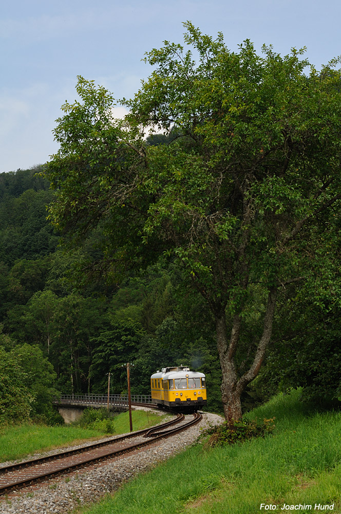 Gleismesszug im Welzheimer Wald