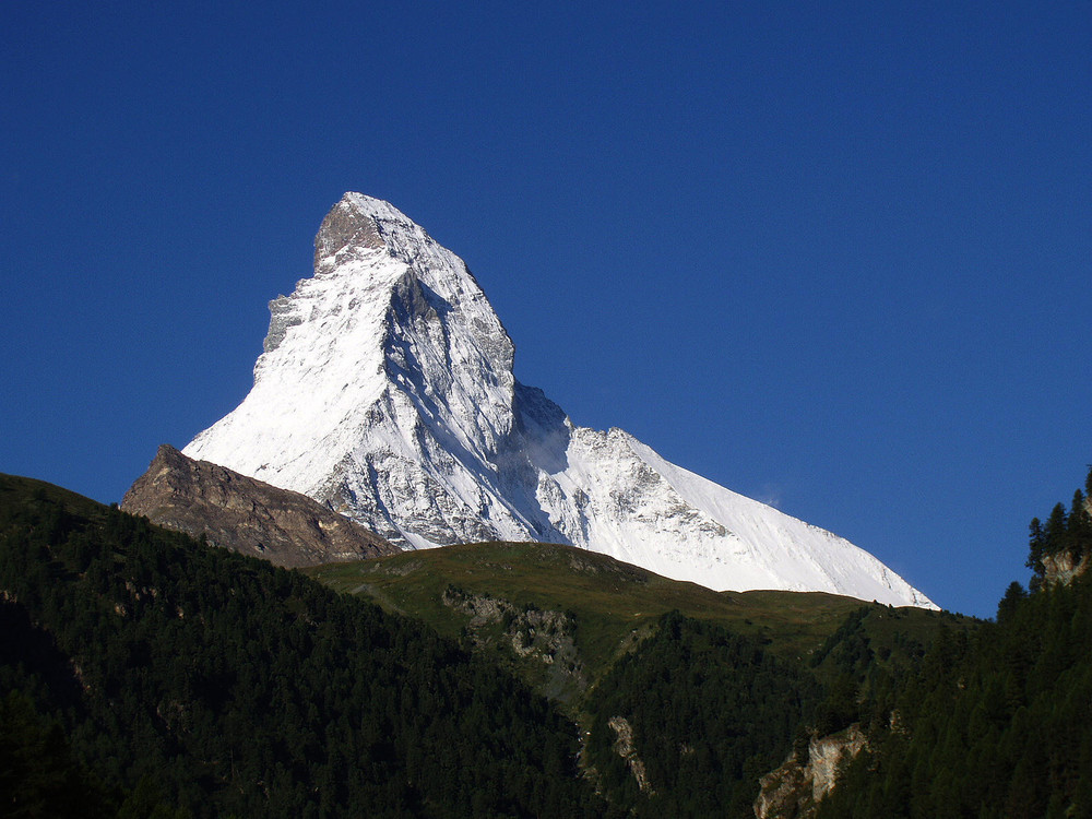 Gleißendes Matterhorn