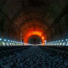 Gleisvermessung im Tunnel