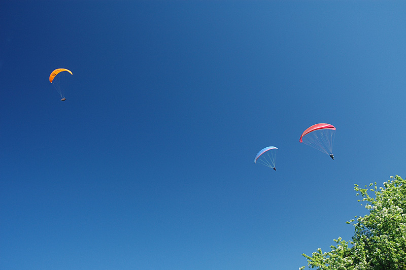 Gleitschirm fliegen ...