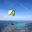 Gleitschirmfliegen am Tegernsee