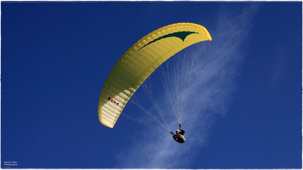 Gleitschirmfliegen in Sand in Taufers