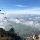 Gleitschirmflieger am Tegelberg