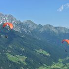 Gleitschirmflieger im Stubaital