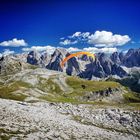 Gleitschirmflieger in Südtirol