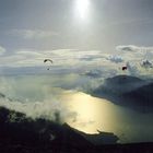 Gleitschirmflieger, Monte Baldo, Gardasee, 1993