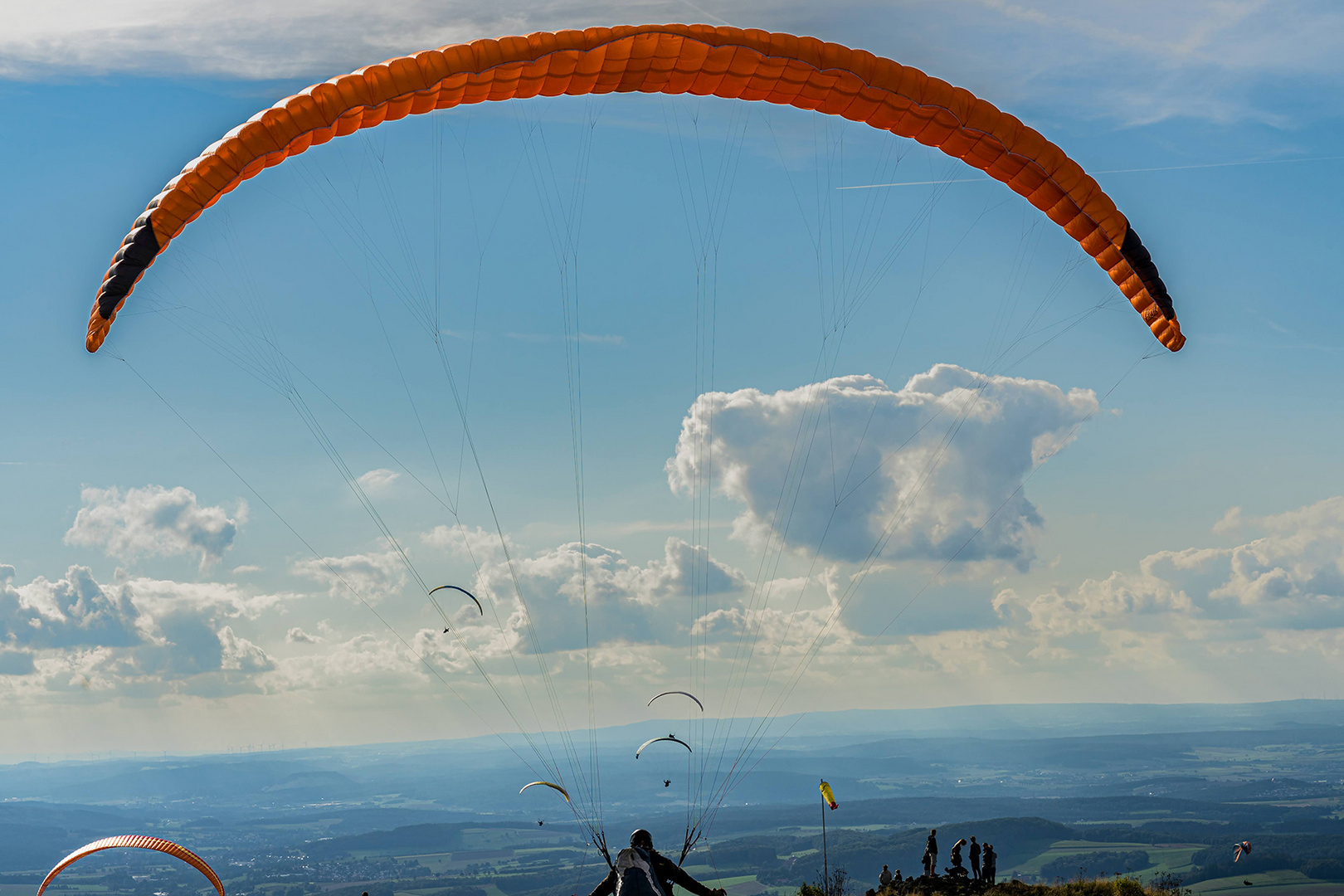 Gleitschirmflieger - Wasserkuppe Rhön