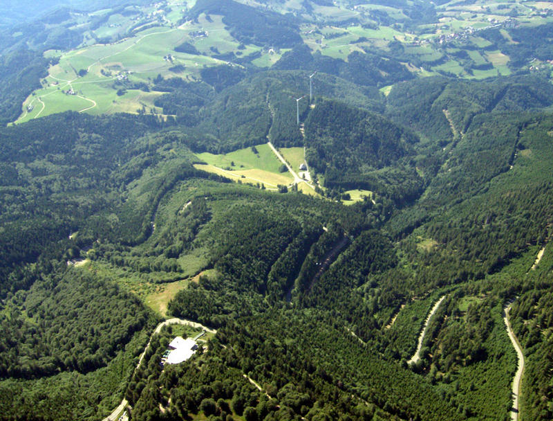 Gleitschirmflug am Schauinsland