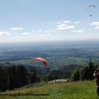 Gleitschirmflug auf dem Blauen