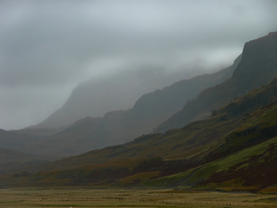 Glen Coe im Nebel