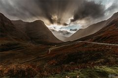 glen coe sunset