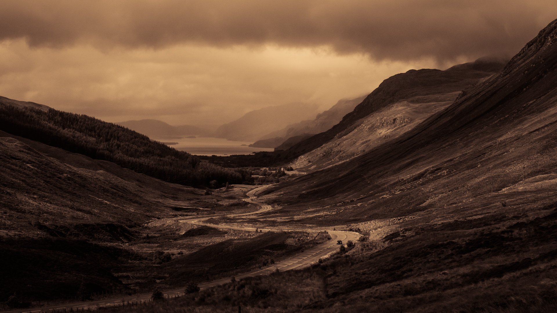 Glen Docharty mit Blick auf Loch Maree