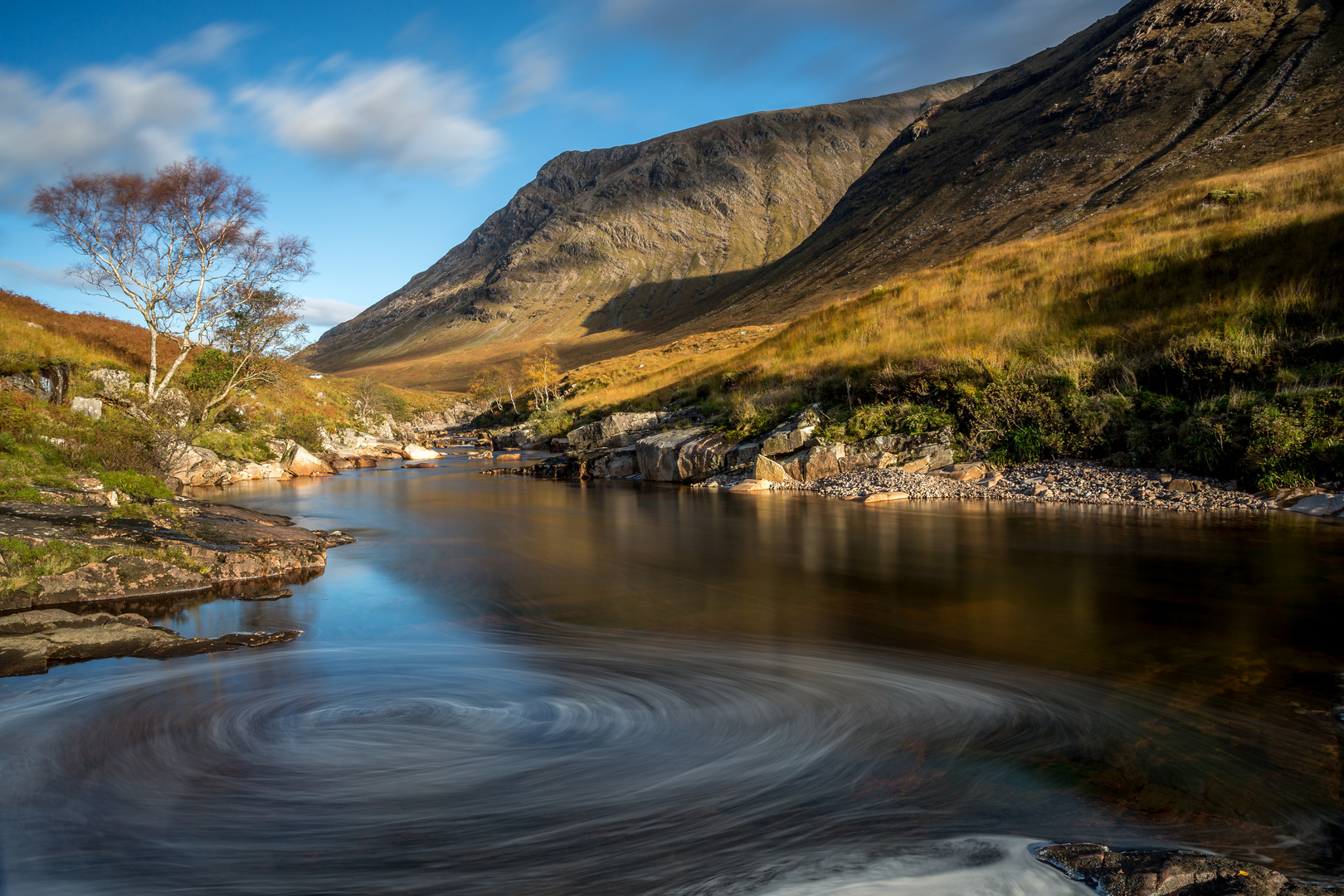 Glen Etive - Wasserstrudel 