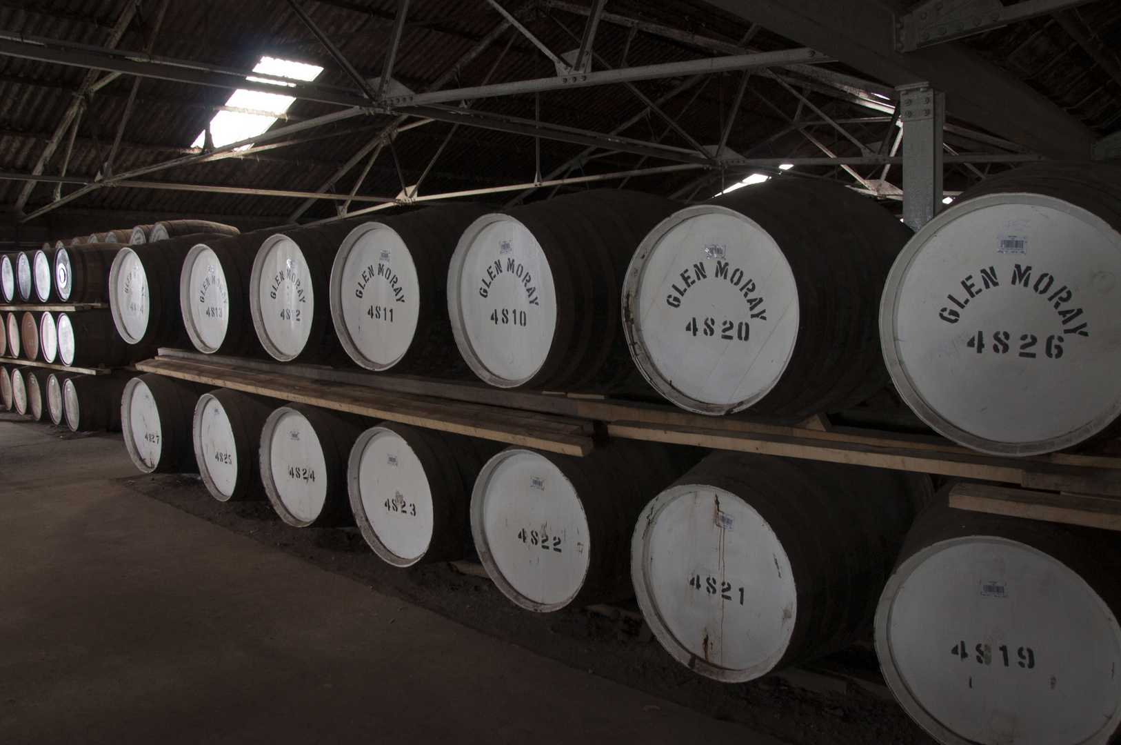 Glen Moray Whisky-Fässer