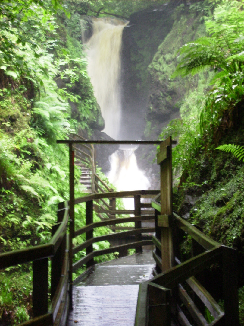 Glenariff waterfall walk