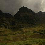 Glencoe bzw. der erste Sonnenstrahl des Tages