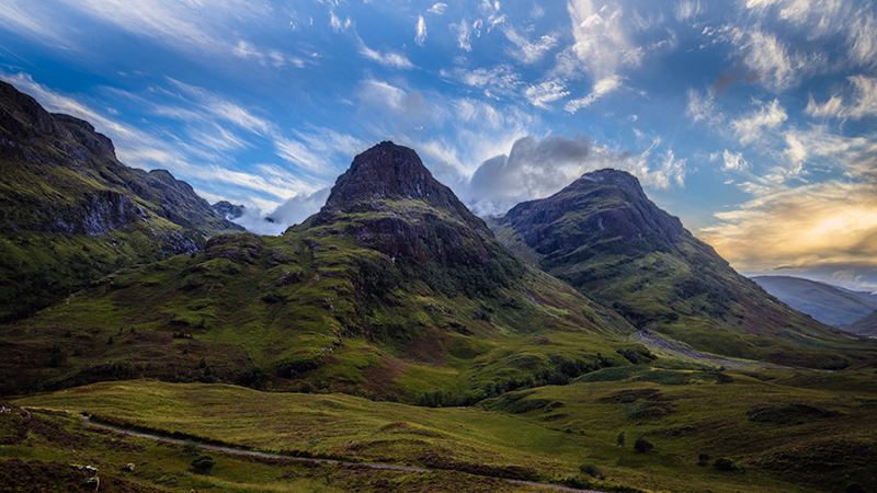 Glencoe Schottland Panorama