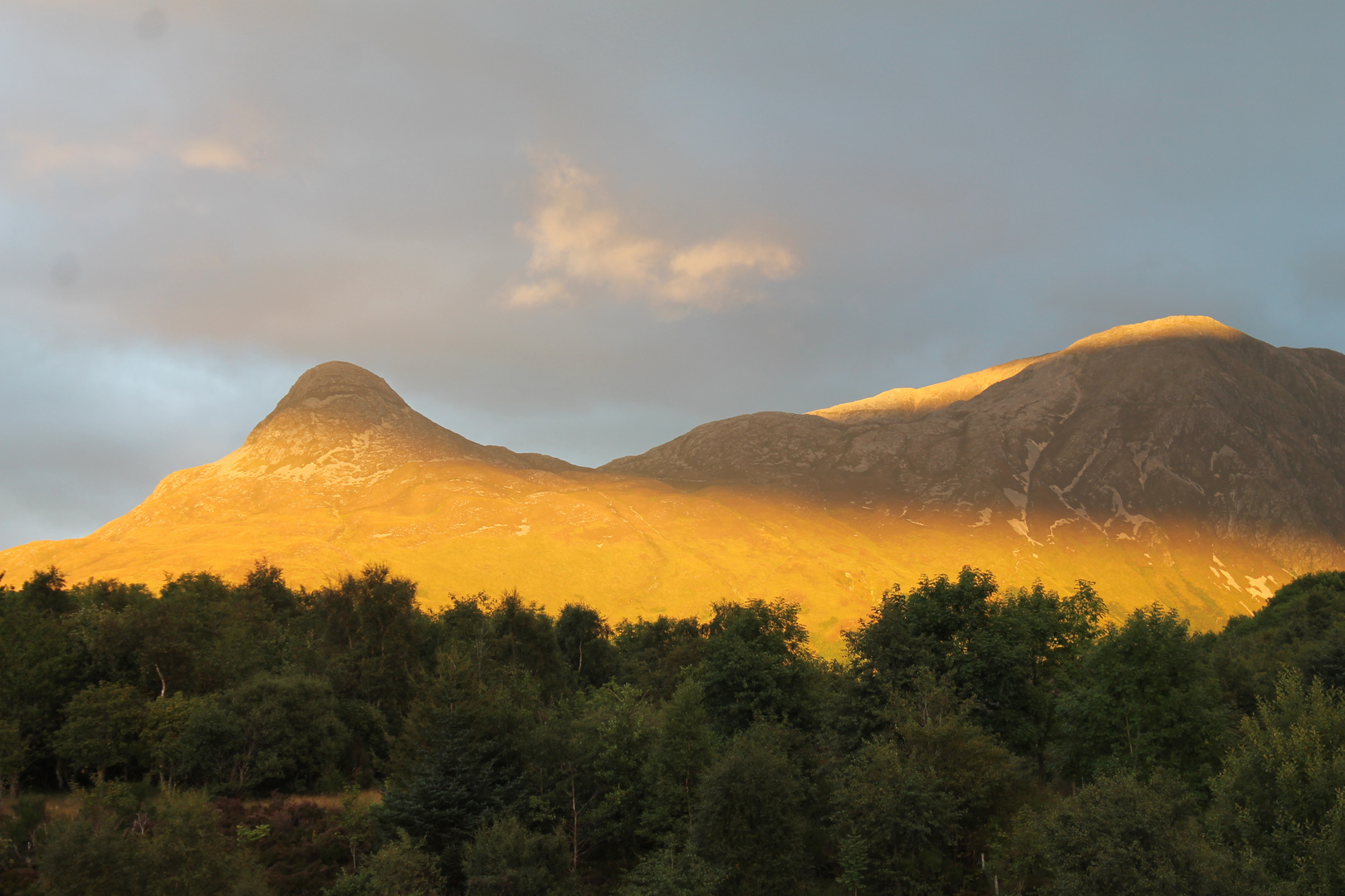 Glencoe Sonnenuntergang